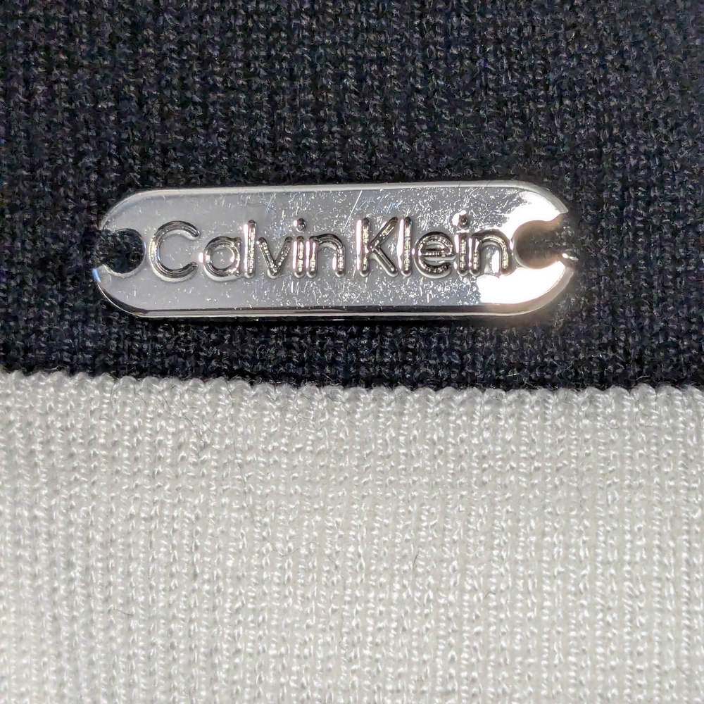 Calvin Klein Black and White Long Sleeve Top - Picture 9 of 14